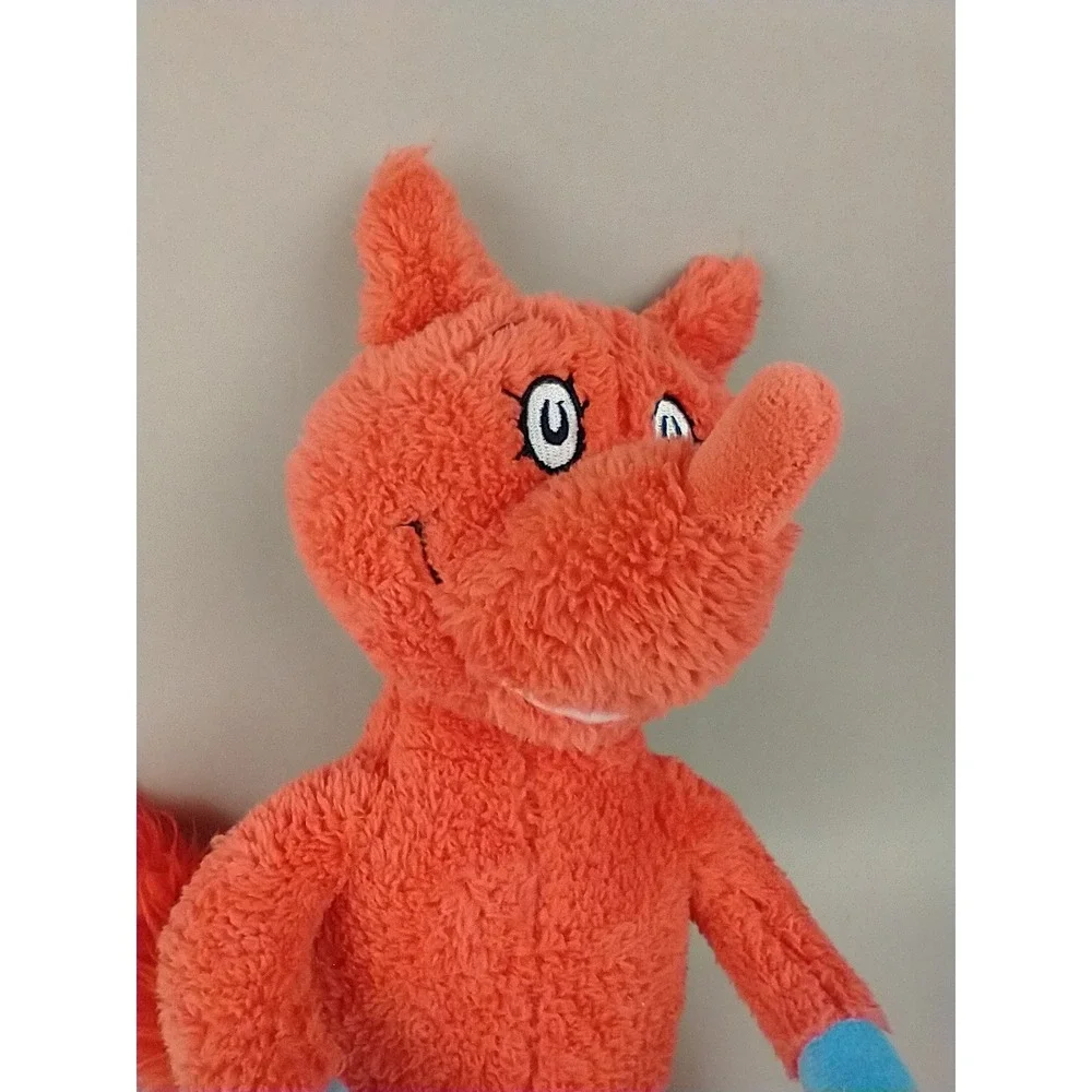 Kohls‎ Cares Dr Seuss Fox in Socks Plush Orange Blue Stuffed Animal Toy 15 Inch